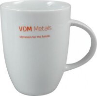 Kaffeebecher KC103 355 ml aus Porzellan in weiß