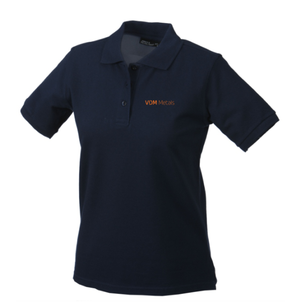 Polohemd Damen navy