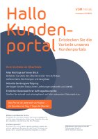 Flyer Hallo Kunden-Portal