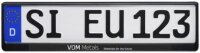 License plate holder color black
